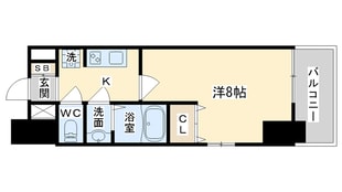 ＣＲＯＳＳ　ＣＯＵＲＴ高槻富田駅前の物件間取画像